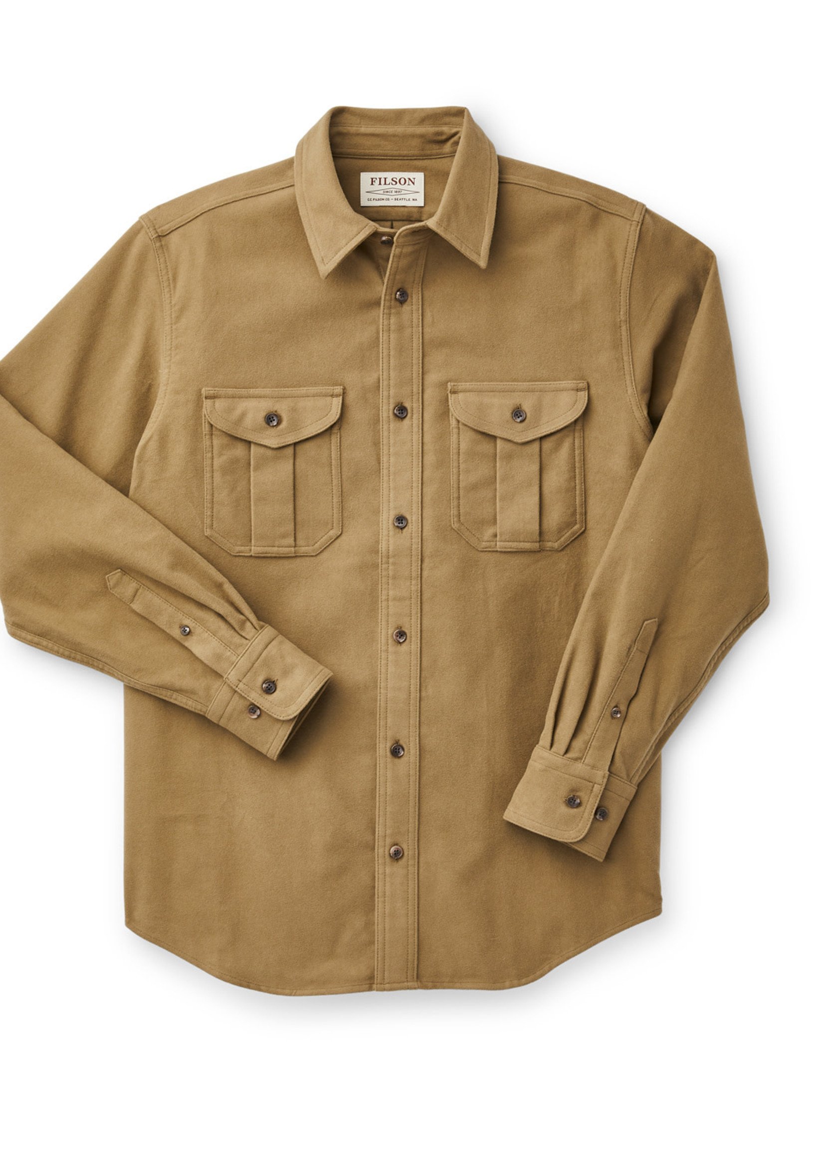 Filson Moleskin Seattle Shirt: Lovat