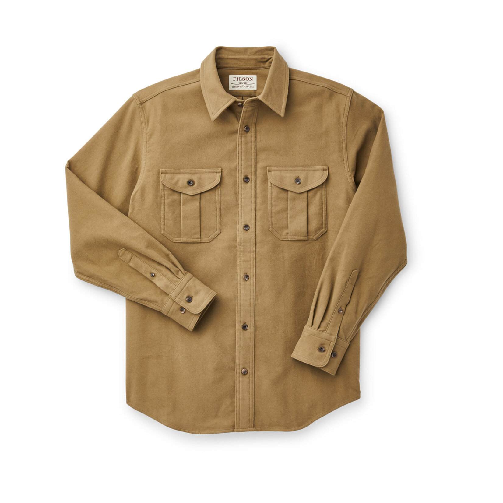 Filson Moleskin Seattle Shirt: Lovat