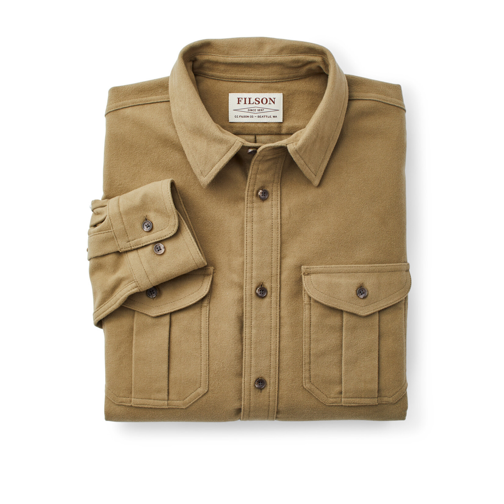 Filson Moleskin Seattle Shirt: Lovat