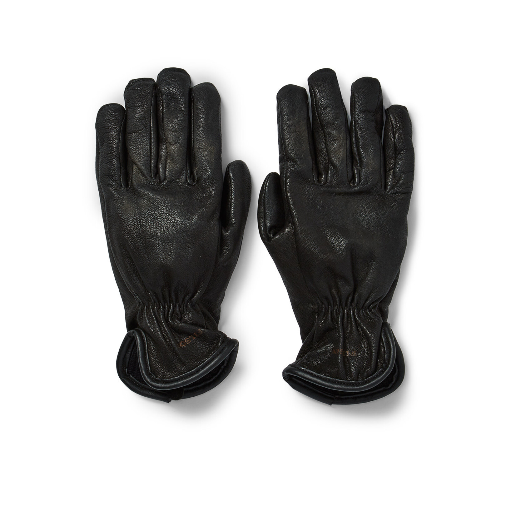Filson Original Lined Goatskin Gloves: Black