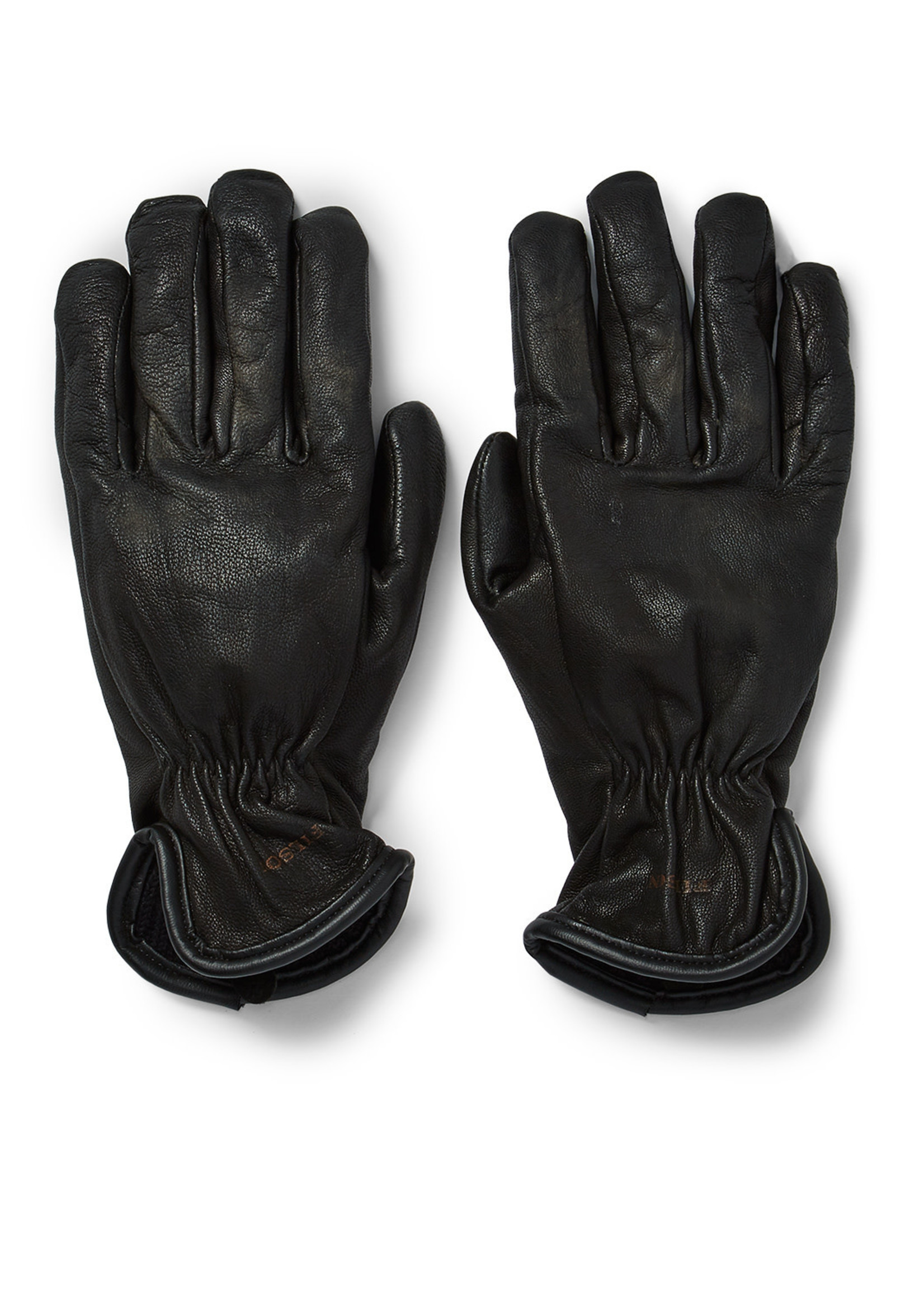 Filson Original Lined Goatskin Gloves: Black