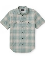 Filson Twin Lakes Short Sleeve Sport Shirt: SageCream