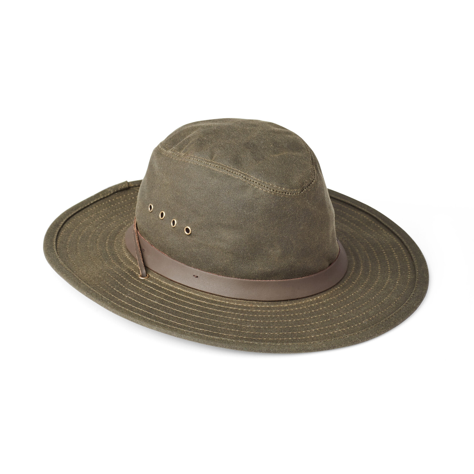 Filson Tin Bush Hat: OtterGreen