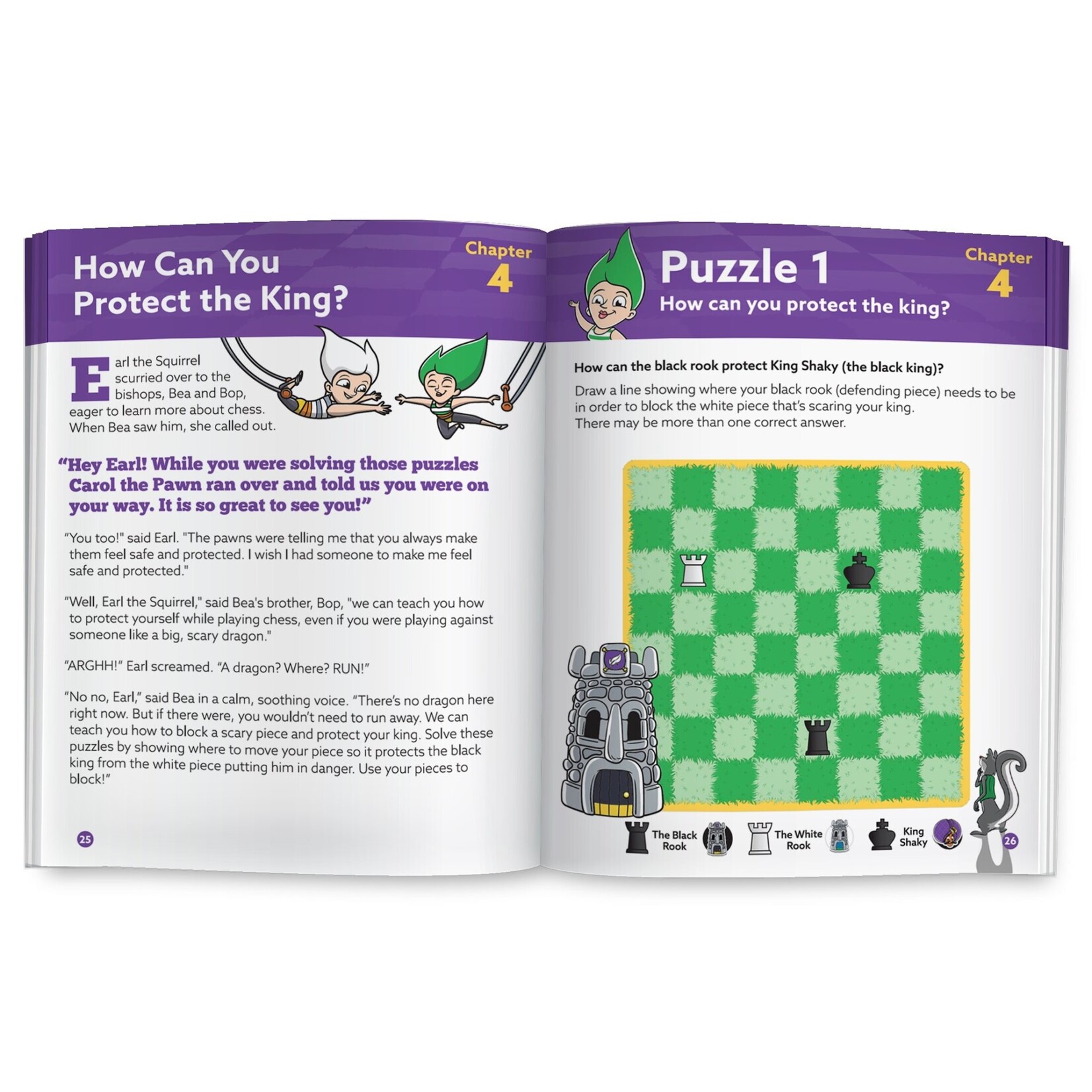 Thinking Cup Games Story Time Chess My Puzzle Workbook 1