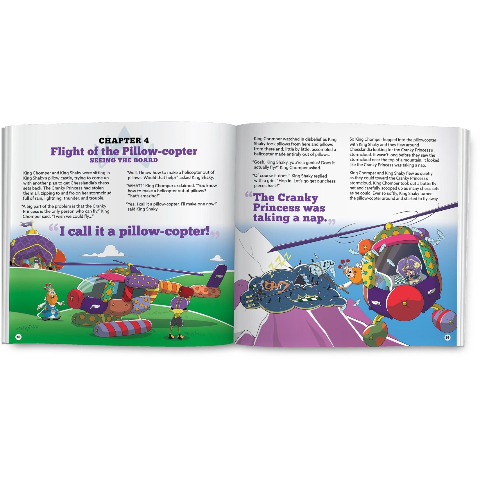 Thinking Cup Games Story Time Chess Strategy Storybook