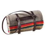 Pendleton Premium Large Leather Carrier: Dark Brown