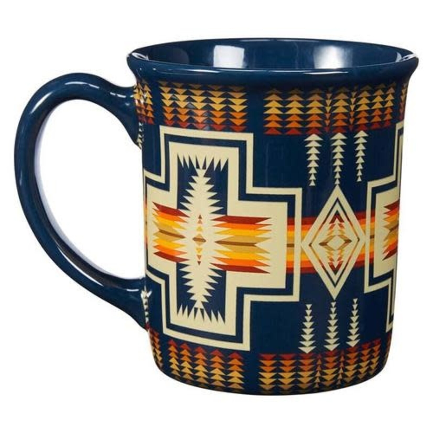 Pendleton 18 oz Ceramic Mug: Harding Navy