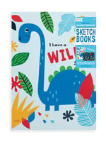 OOLY Doodle Pad Duo Sketchbooks: Dino. Days - Set of 2