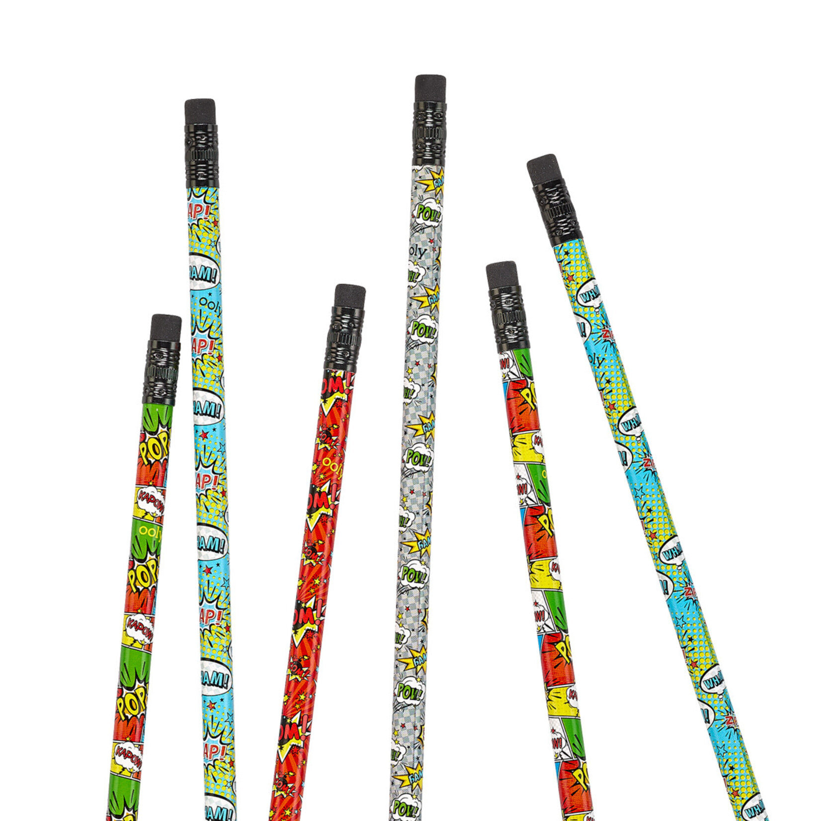 OOLY Comic Attack Graphite Pencils - Set of 12