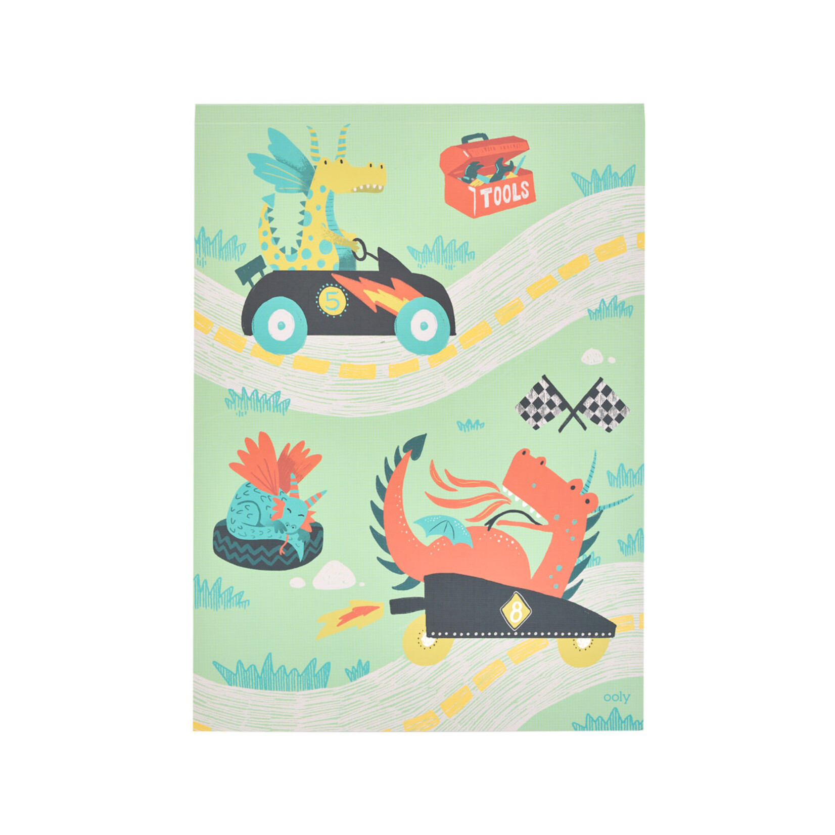 OOLY Doodle Pad Duo Sketchbook - Dragon Racetracks