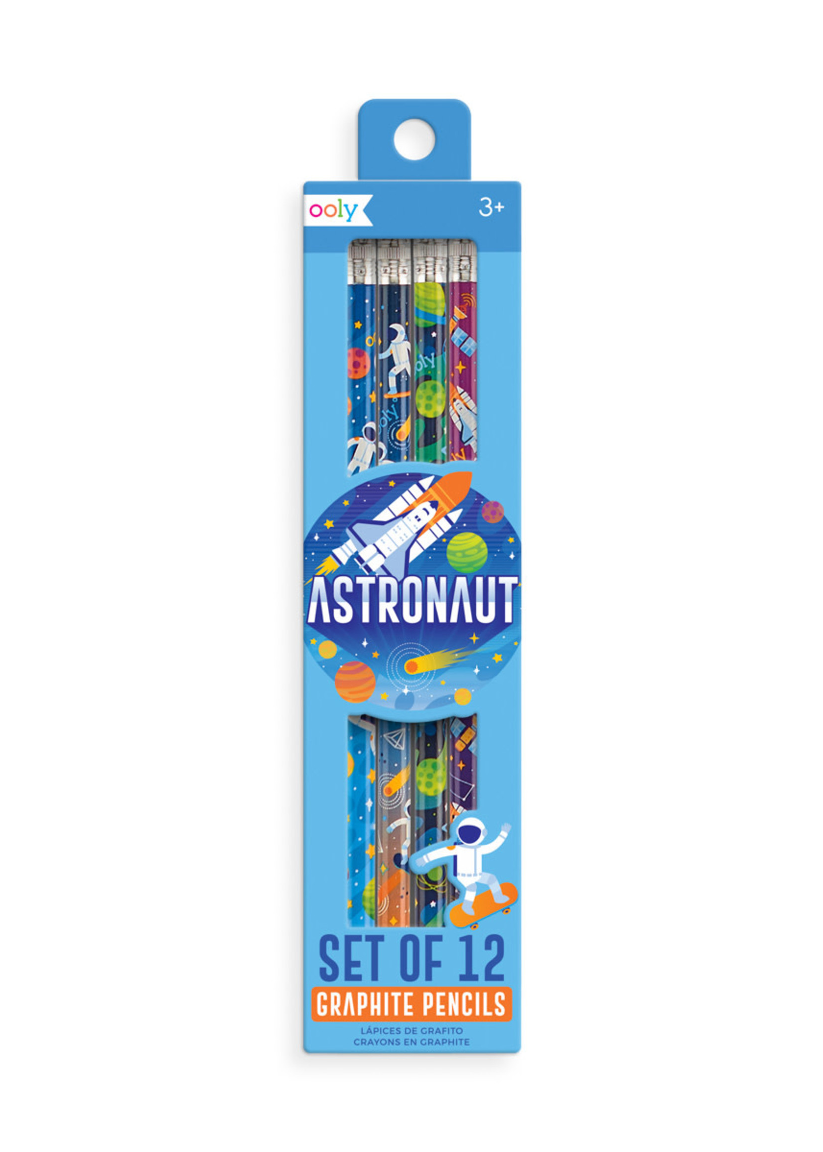 OOLY Astronaut Graphite Pencils - Set of 12