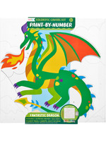 OOLY Colorific Canvas Paint by Number Kit (Fantastic Dragon)