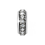 Brighton Stardust Stopper Bead: Silver