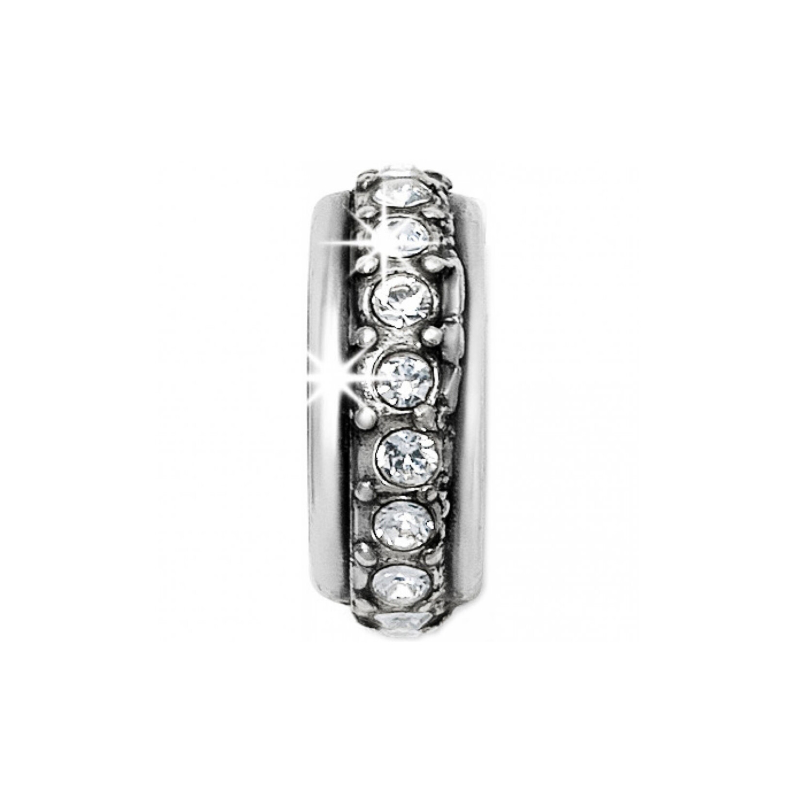Brighton Stardust Stopper Bead: Silver