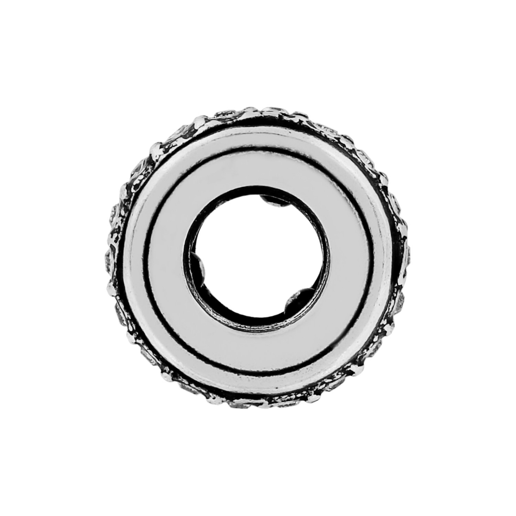 Brighton Stardust Stopper Bead: Silver