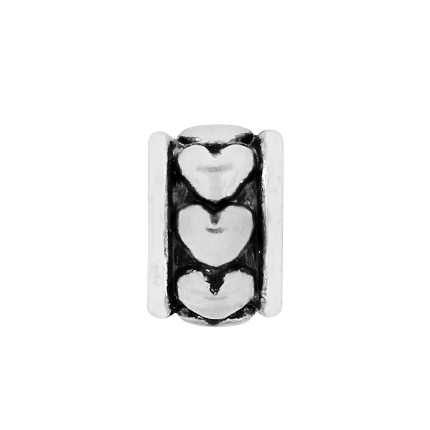 Brighton Hearts Spacer: Silver