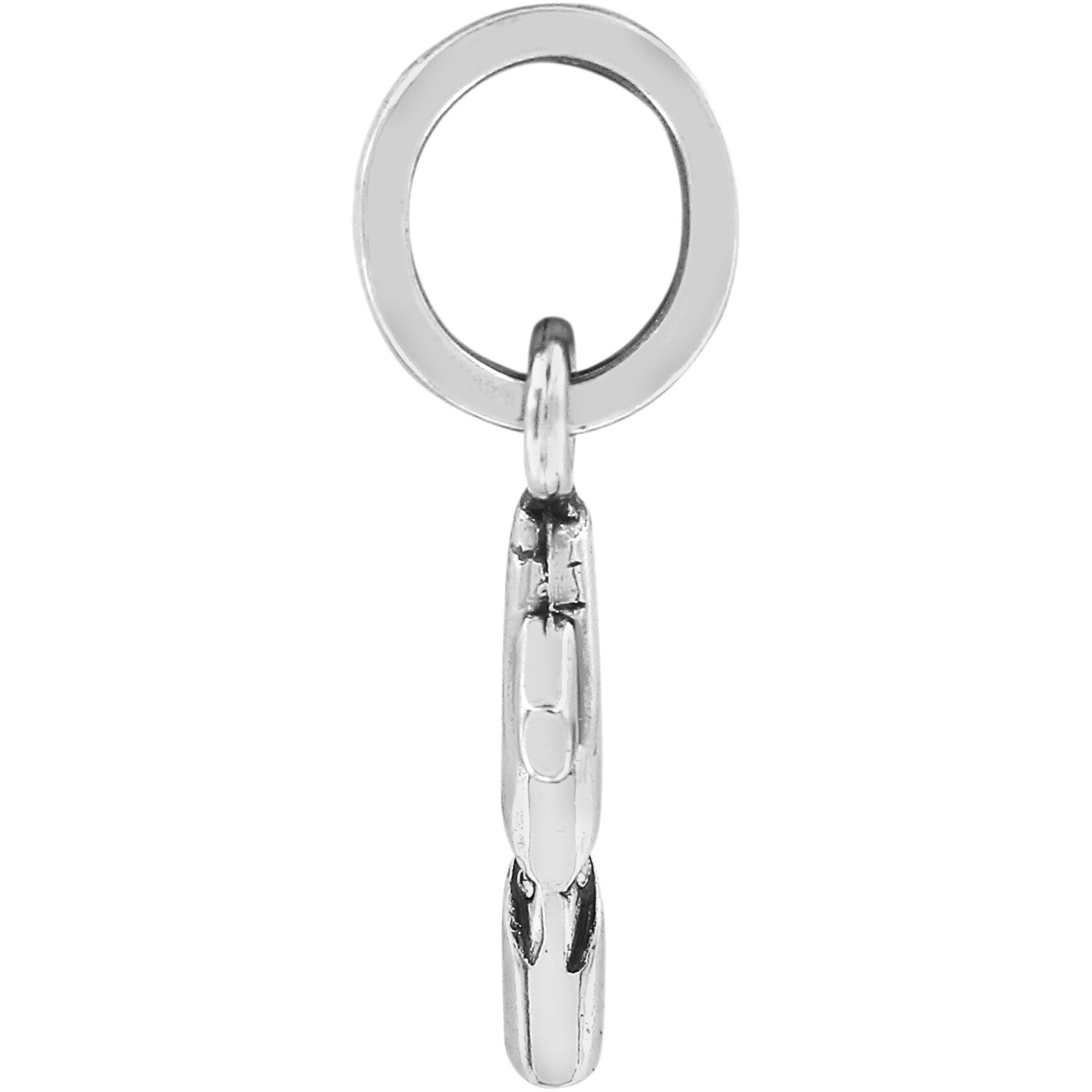 Brighton Number One Charm: Silver