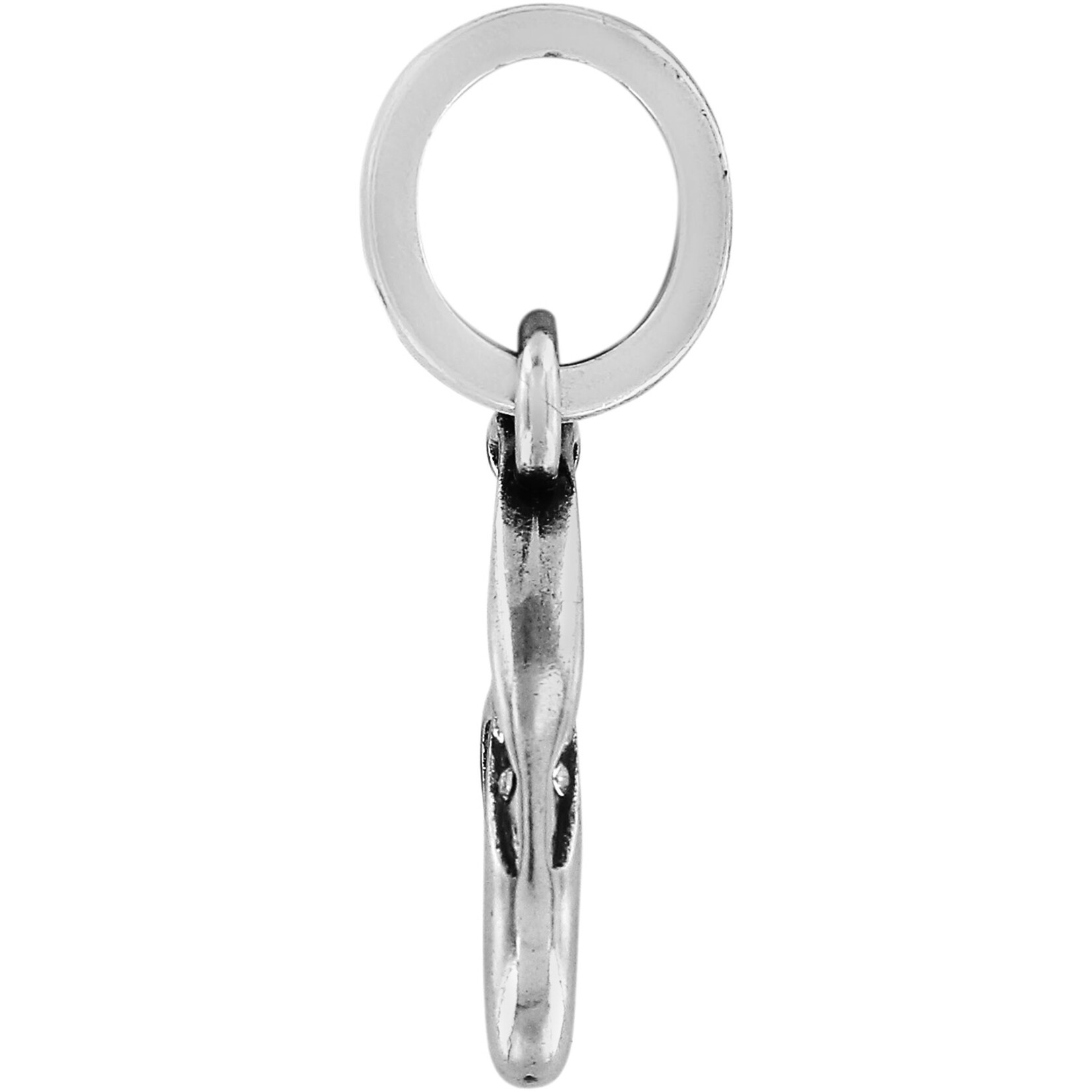 Brighton Number Six Charm: Silver