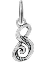 Brighton Number Eight Charm: Silver