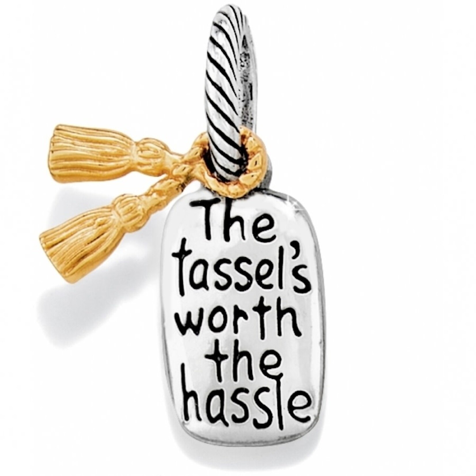 Brighton Graduation Charm: Silver-Gold