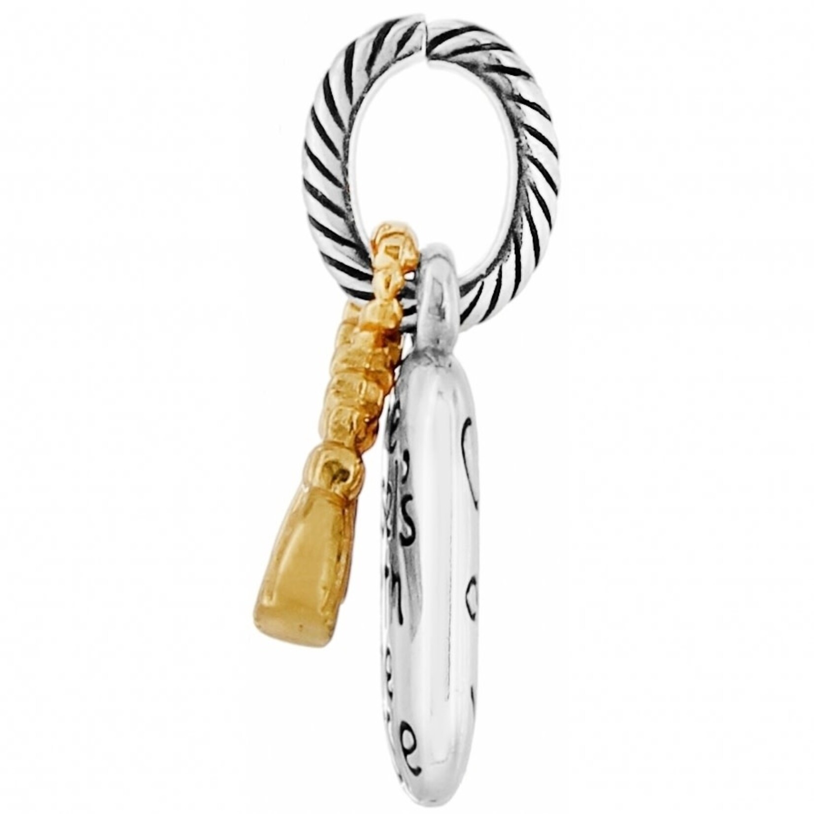 Brighton Graduation Charm: Silver-Gold