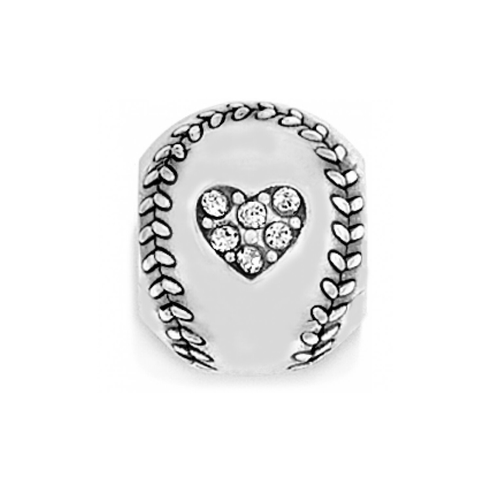 Brighton Baseball Bead: Silver