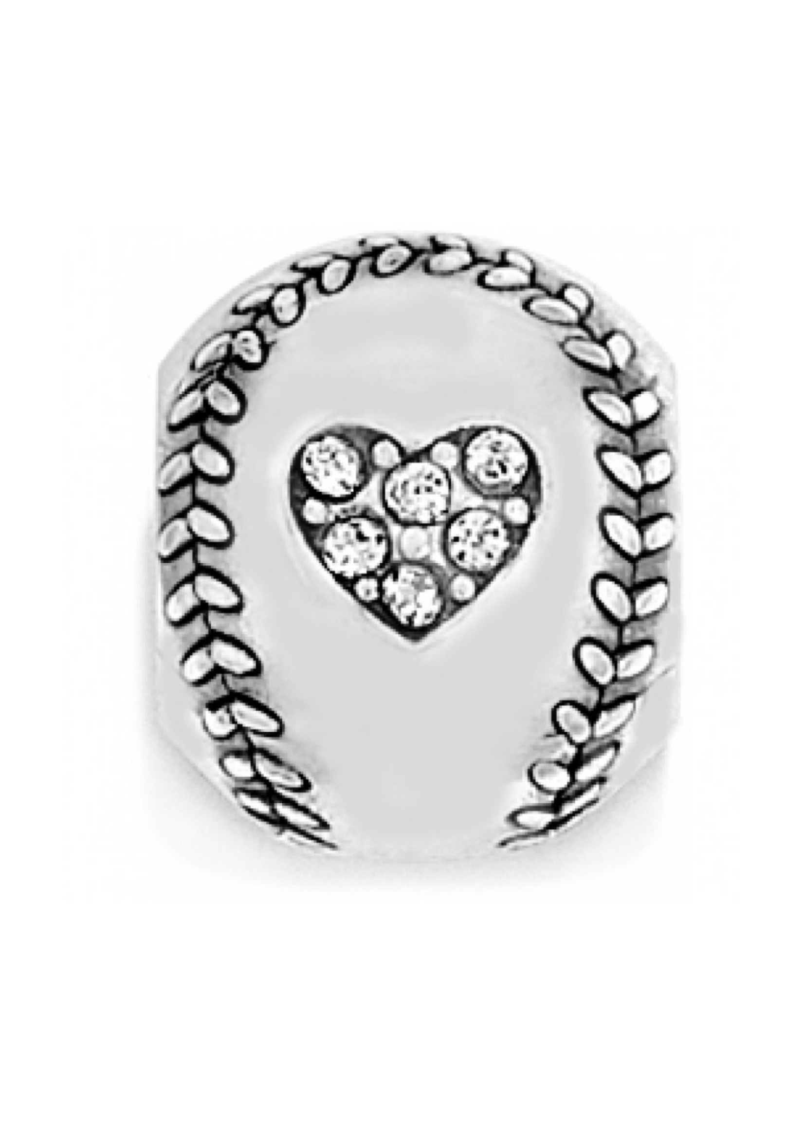 Brighton Baseball Bead: Silver