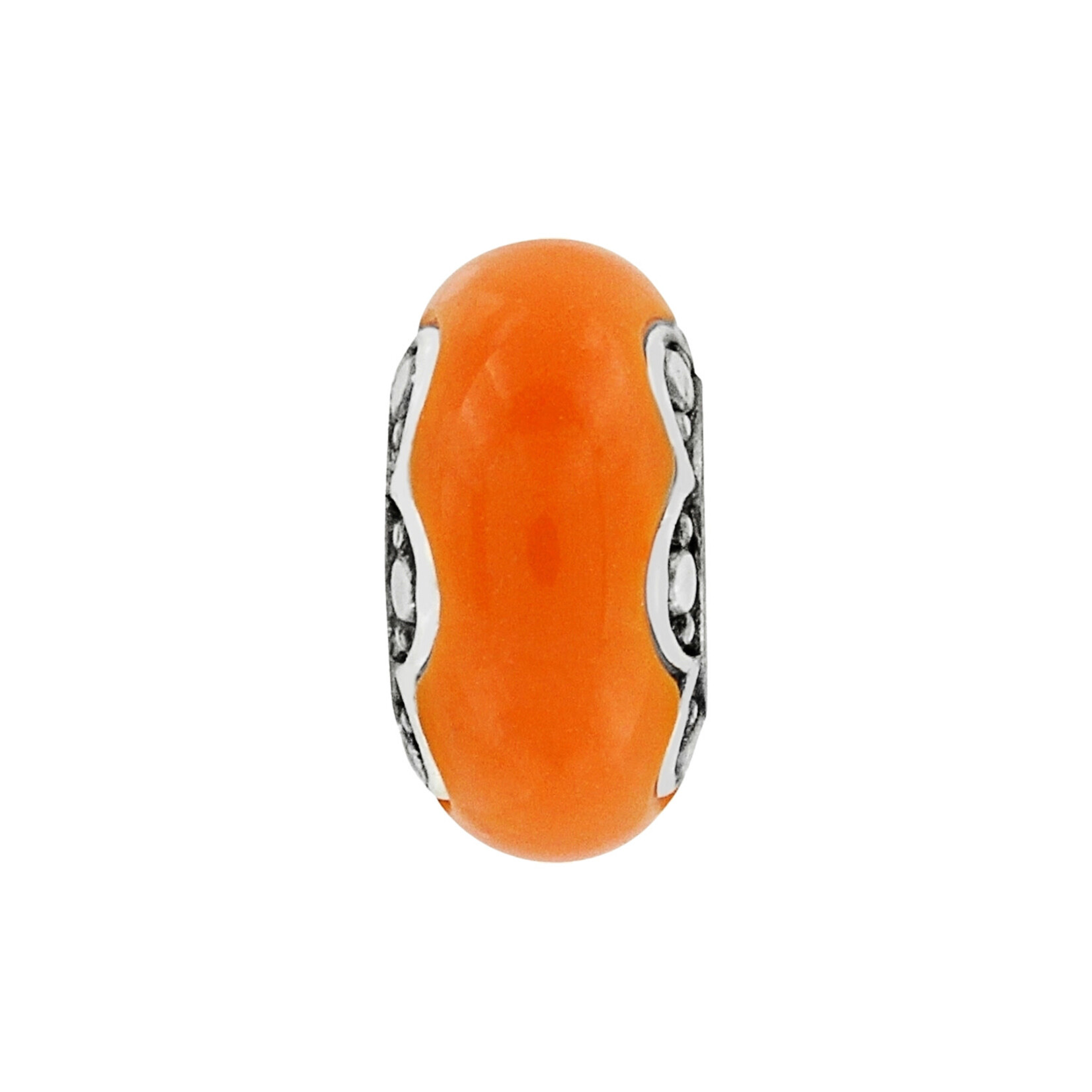 Brighton Primavera Spacer: Silver-Orange