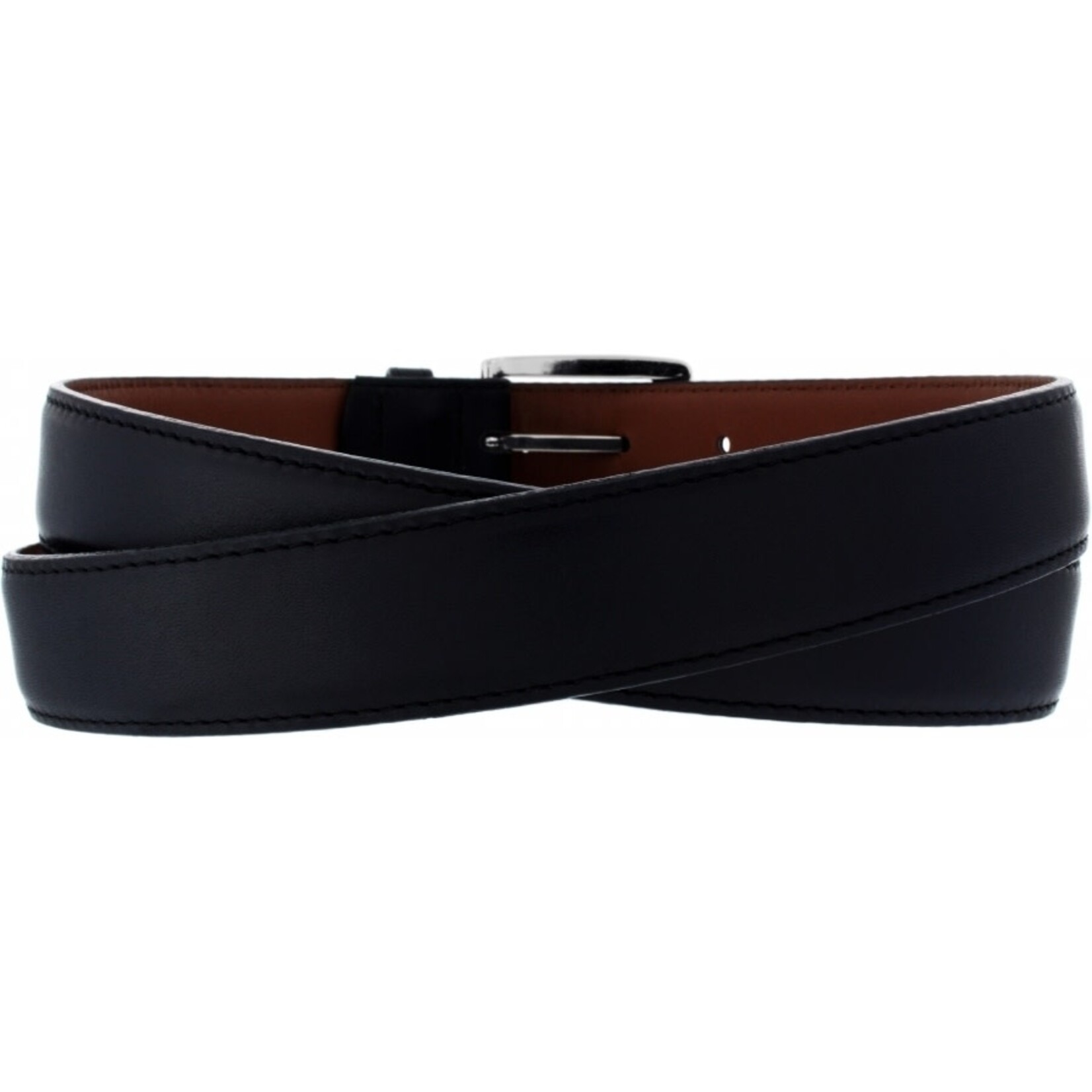 Brighton Norton Dress Satin Buckle Belt: Black