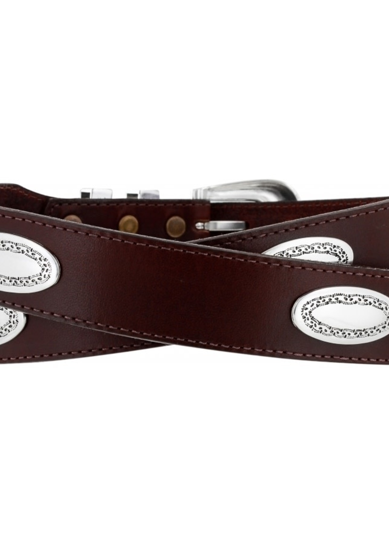 Brighton Taper Ornament Belt: Brown