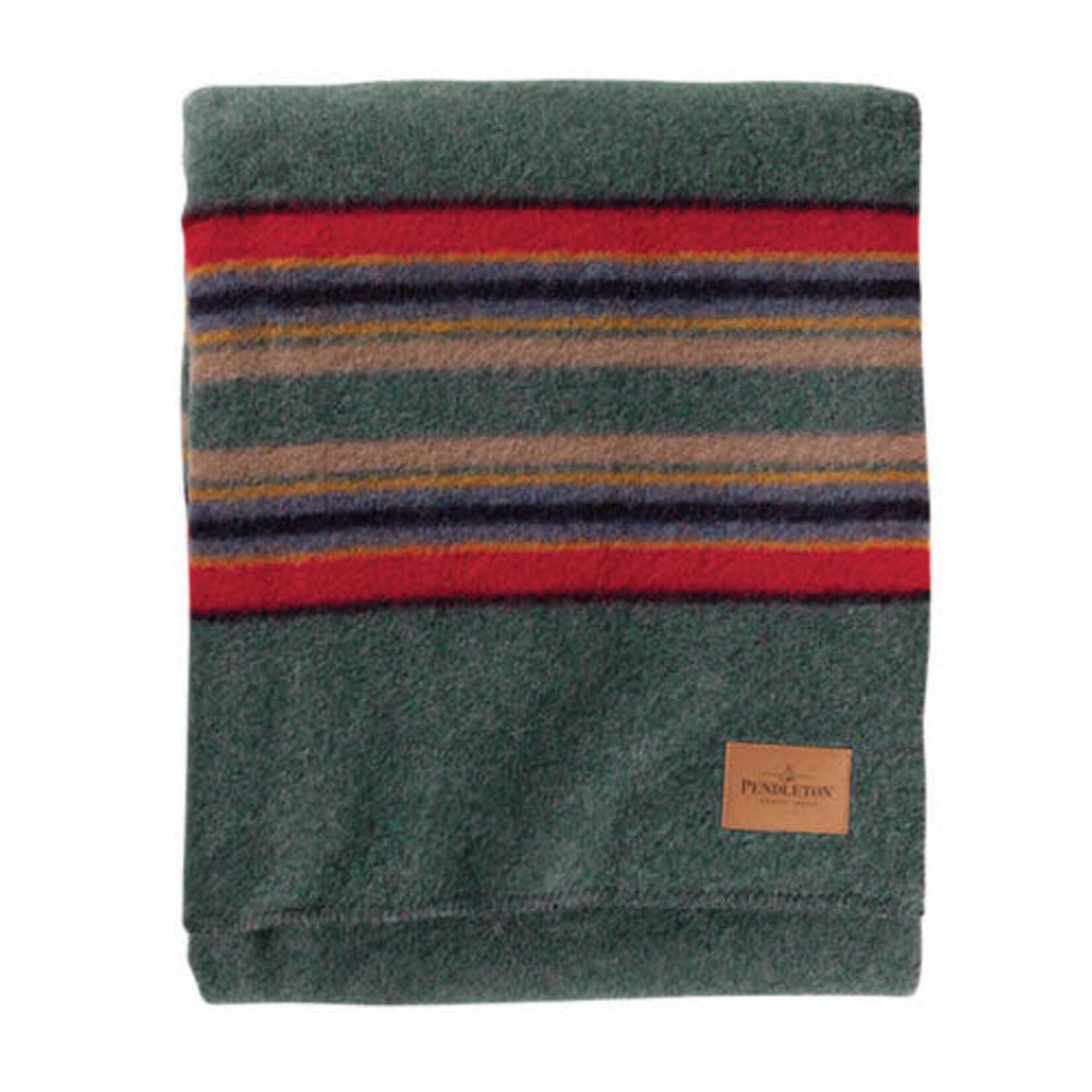 Pendleton Yakima Camp Full/Queen Blanket: Green Heather