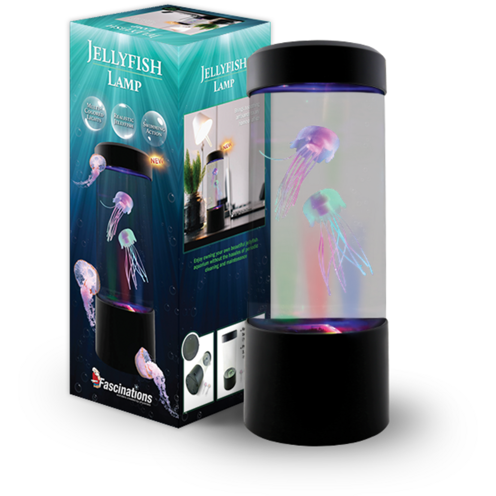 Jellyfish Lamp - Battery Operated (Dimensions: 8.5High x 3 Round)