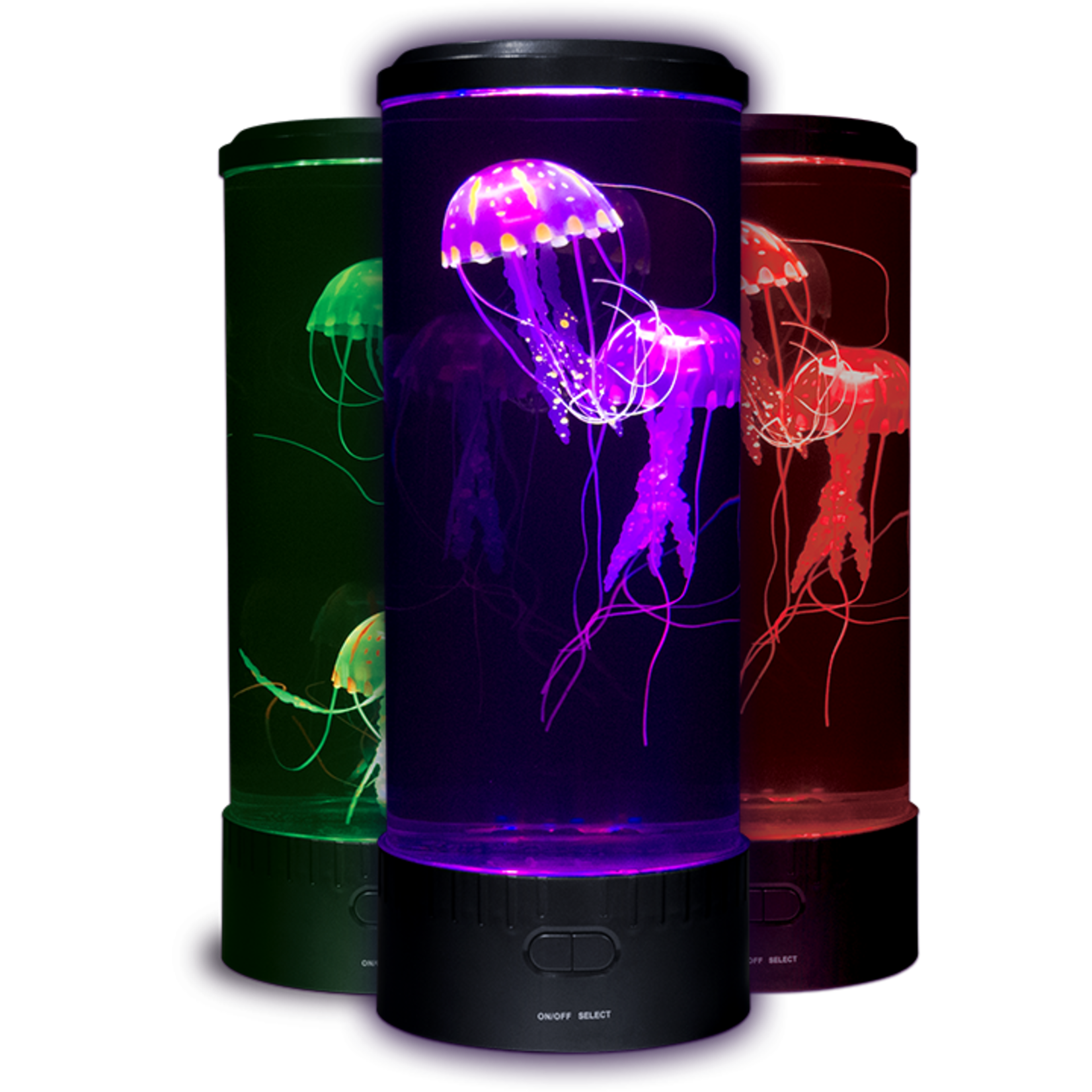 Electric Jellyfish Mood Light - Plugs In (Dimensions: 14High x 5Round)