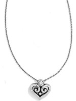 Brighton Alcazar Heart Necklace: Silver