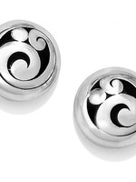 Brighton Contempo Post Earrings: Silver