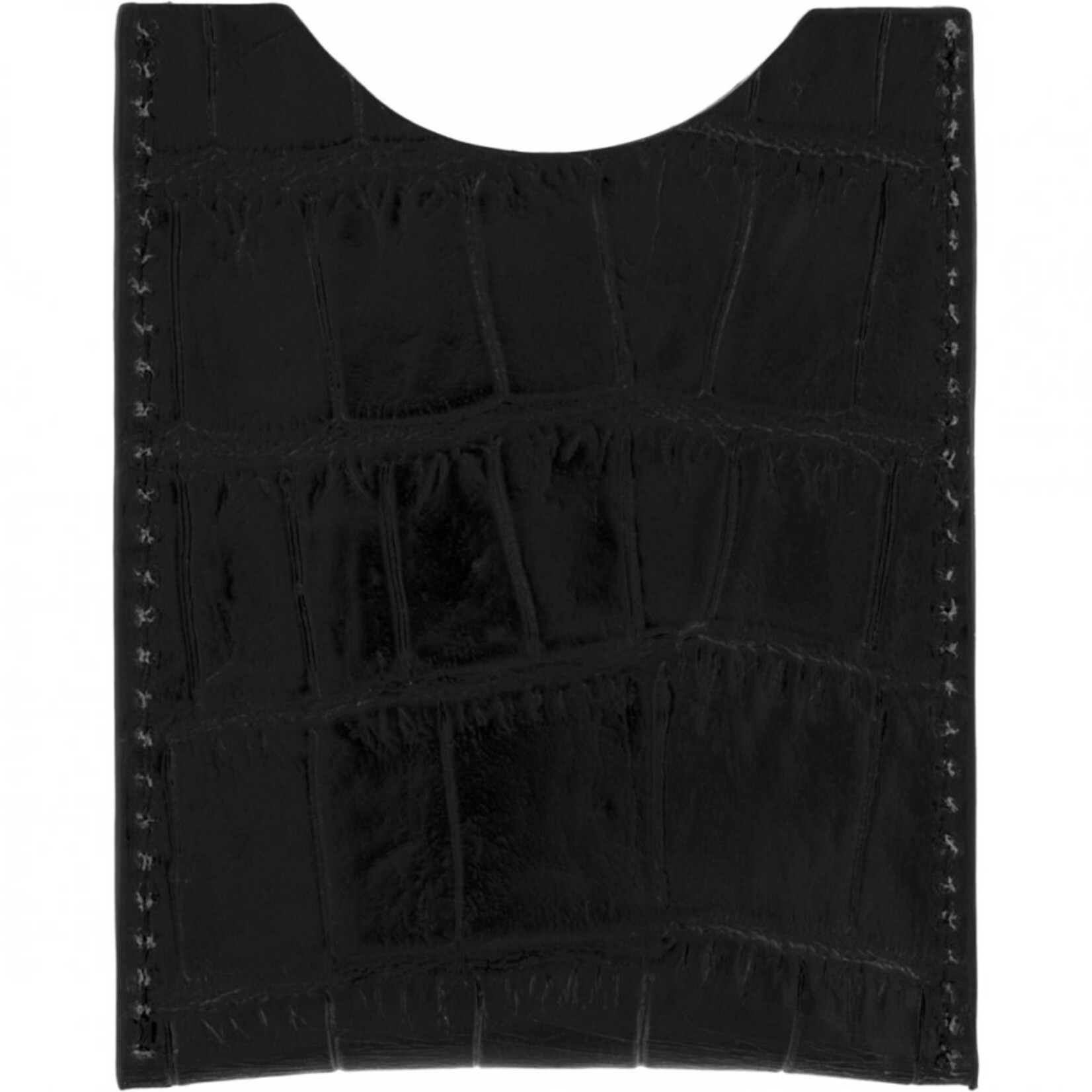 Brighton Golf Croco Money Clip: Black