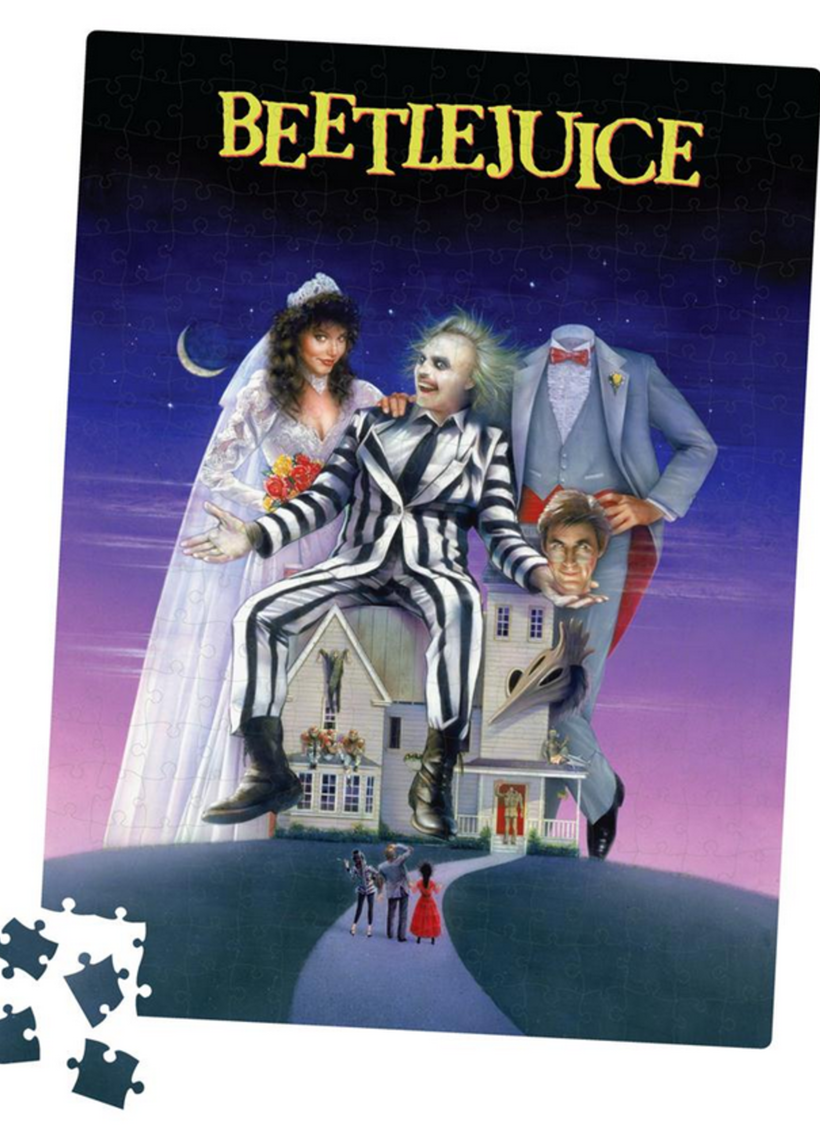 Spin Master Games 500-Piece Blockbuster Jigsaw Puzzle; Beetlejuice