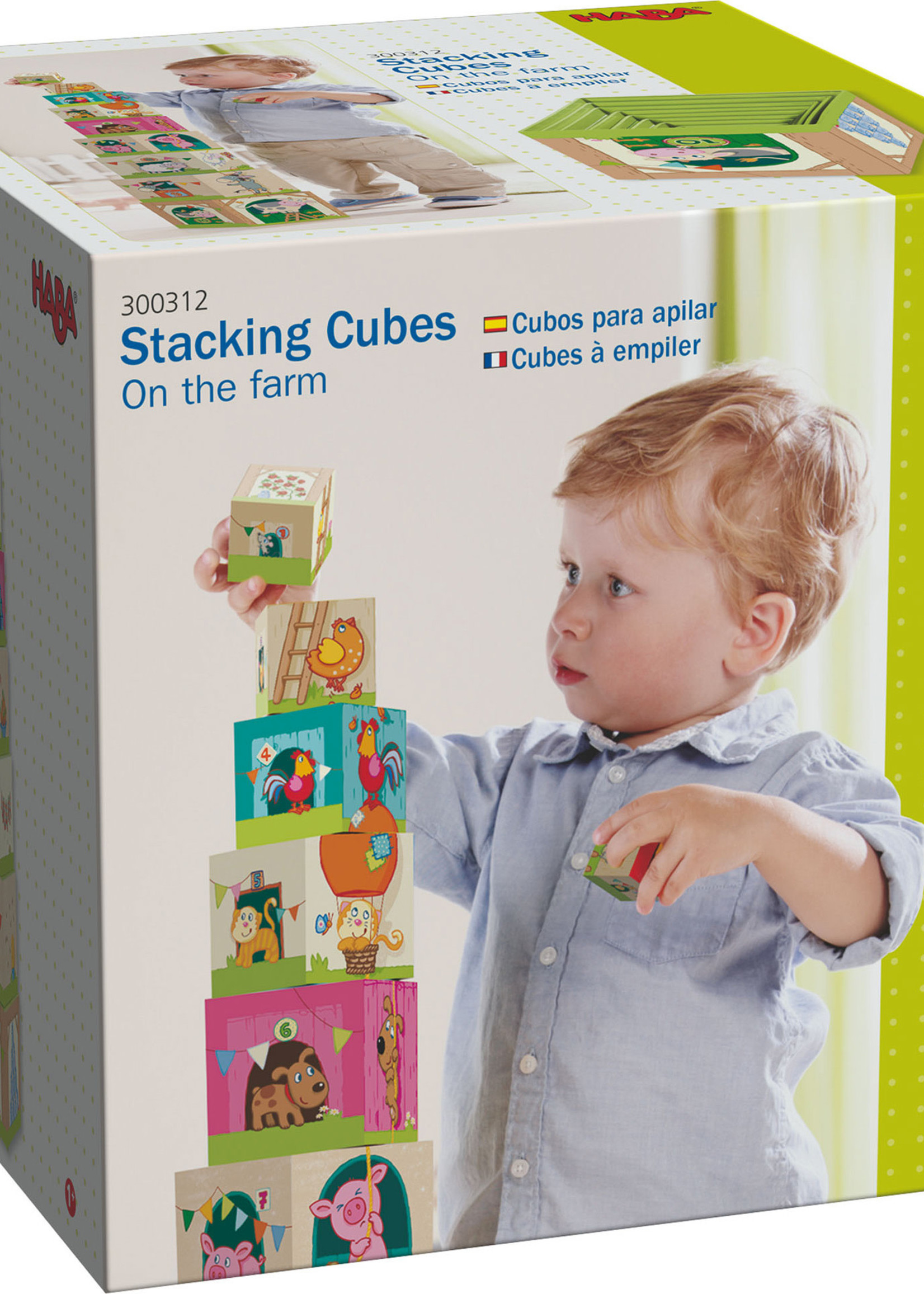 On the Farm Stacking Cubes
