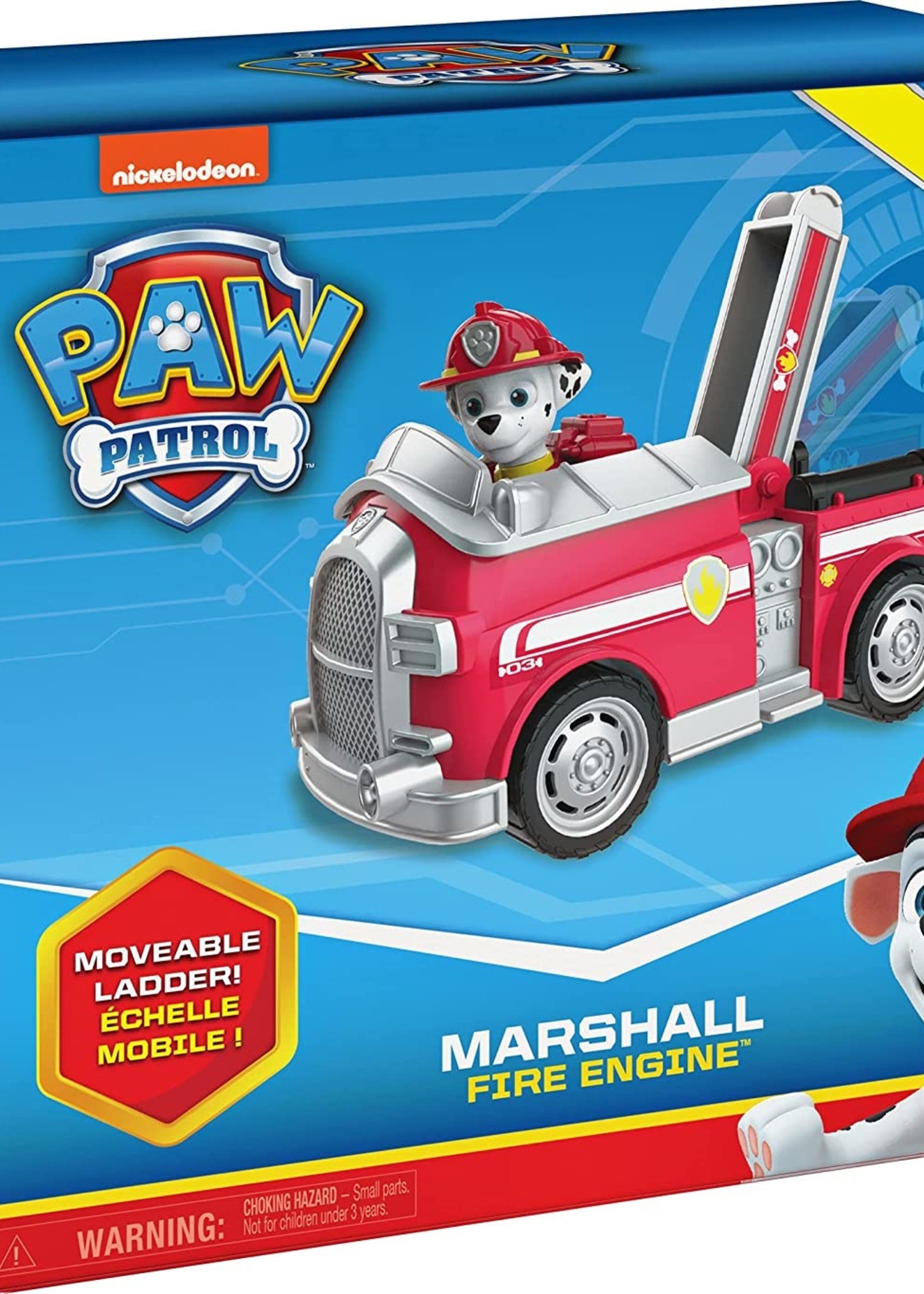 Spin Master PAW Patrol; Marshall’s Fire Engine Vehicle with Collectible Figure; for Kids Aged 3 and Up