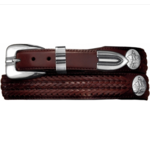 Brighton Logan Golf Laced Taper Belt: brown