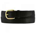 Brighton Aniline Glaze Belt: black