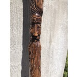 Wood Spirit Walking Stick 4ft