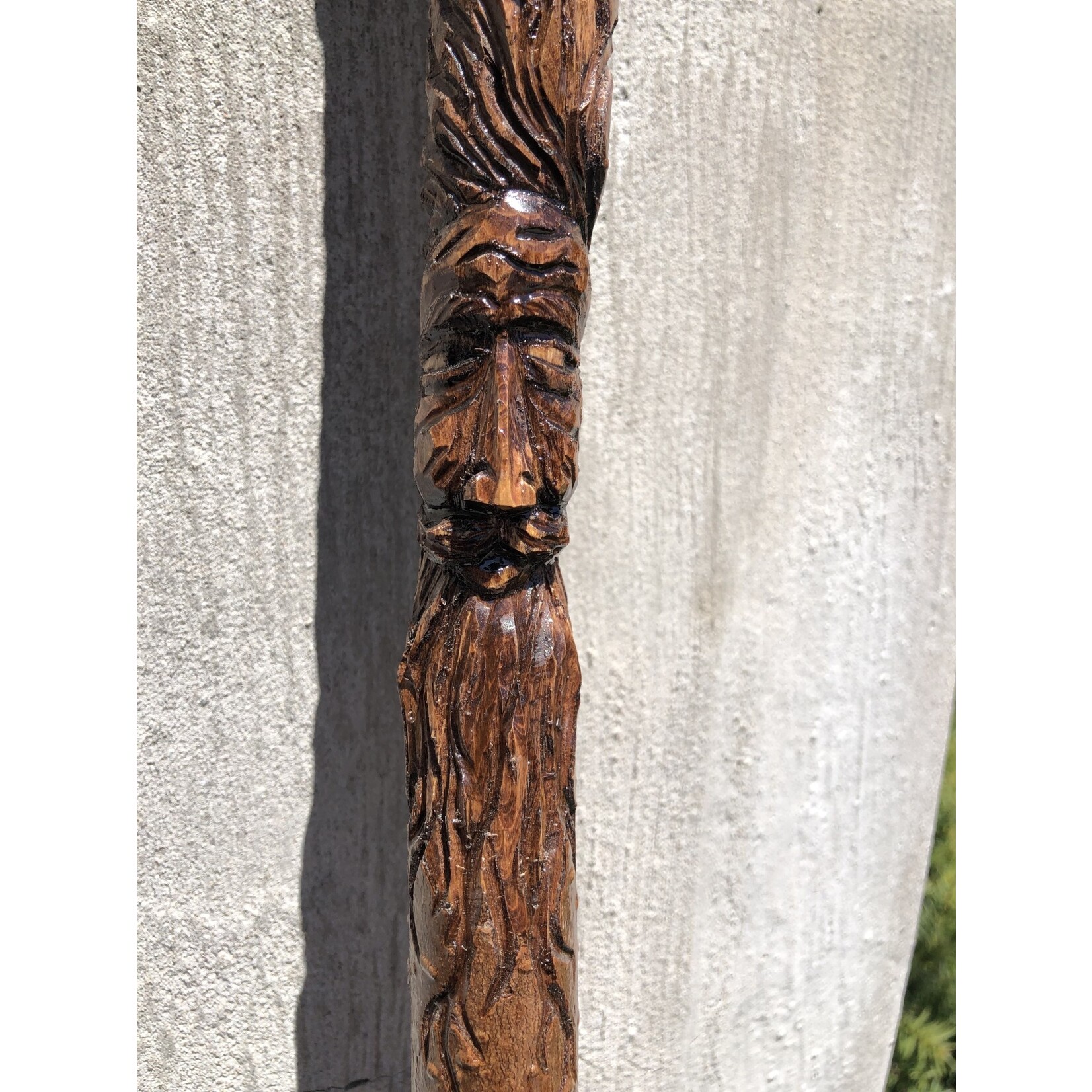 Wood Spirit Walking Stick 4ft