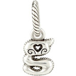 Brighton ABC Alphabet G Charm: silver