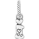 Brighton ABC Alphabet I Charm: silver
