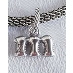 Brighton ABC Alphabet M Charm: silver