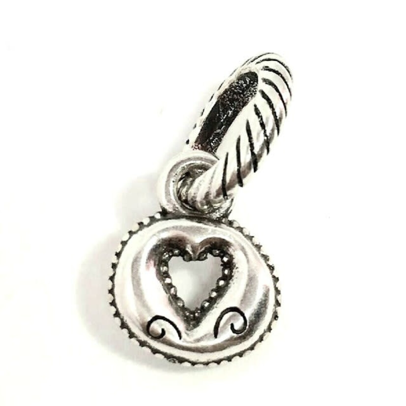Brighton ABC Alphabet O Charm: silver