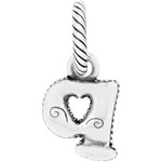 Brighton ABC Alphabet Q Charm: silver