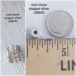 Brighton ABC Mini Bead: silver