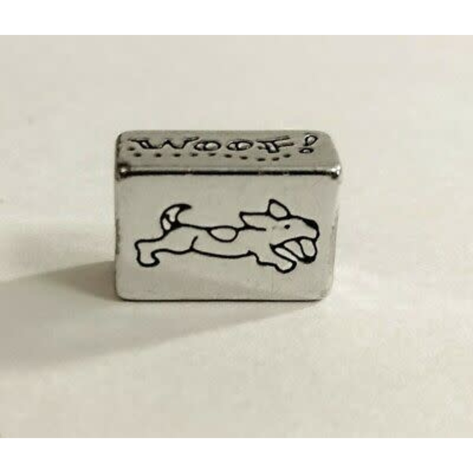Brighton ABC Dog Spacer Charm: silver